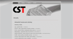 Desktop Screenshot of cst.cz