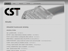 Tablet Screenshot of cst.cz