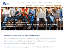 Tablet Screenshot of cst.org